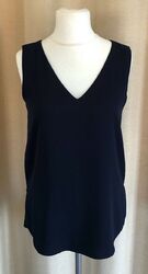 ESPRIT Elegante Bluse Top blau Größe 36/38