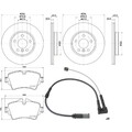 HELLA PAGID BREMSENSET 294mm VORNE passend für BMW 2er Active GT F45 F46