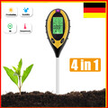 4 in 1 PH Wert Messgerät Bodentester Bodenmessgerät Lichtmesser Feuchtigkeit DE