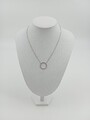 Giorgio Martello Halskette 925 Silber Zirkonia 45 cm Damen