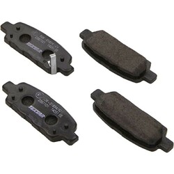 1x ORIGINAL® Textar 2387101 Bremsbelagsatz, Scheibenbremse Hinten, inkl.