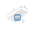 Luftfilter UFI 30.639.00 Filtereinsatz für TOYOTA IQ CYGNET ASTON KGJ10_ KGJ10R