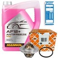 NRF Thermostat Kühlmittel 725016 + 5L Mannol AG12 Frostschutz Rot