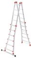 Hailo M80 Teleskopleiter Aluleiter Multifunktionsleiter Sprossenleiter flexibel