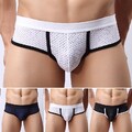 Herren Sexy Slips Mesh G-string Unterwäsche Unterhose Schlüpfer Tangas Dessous