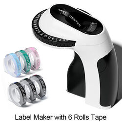 Dymo Omega 3D Präge Beschriftungsgerät Label Maker für Embossing Schriftband 9mm