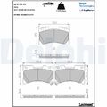 DELPHI LP3724 Bremsbelagsatz, Scheibenbremse für TOYOTA