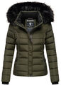 Navahoo Damen Winter Stepp Jacke warme Winterjacke Teddyfell gefüttert B355