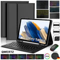 Für Samsung Galaxy Tab A8 10.5" X205 X207 QWERTZ Tastatur Hülle Maus Smart Case