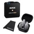Rode Wireless GO II TX Mikrofon Modul + Charge-Station Case + keepdrum Tuch