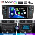 2+64G Android 14 Für BMW 3ER E90 E91 E92 E93 DAB+ Autoradio GPS NAVI RDS BT Wifi