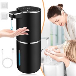 Seifenspender Automatisch 380ml Elektrischer Seifenspender 4 einstellbare Stufen