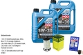 MANN-FILTER Ölfilter 10 L Liqui Moly Longtime High Tech 5W-30 für Audi R8