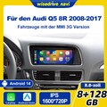 8.8" 8+128G Android14 Stereo Autoradio GPS WIFI Für Audi Q5 8R 2008-2017 CarPlay