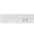 APPLE Magic Keyboard MQ052D/A mit Ziffernblock Deutsch Bluetooth Tastatur Silber