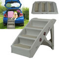 Klappbare Hunderampe 4 Stufen Hundetreppe Einstiegshilfe Hunde Rampe Autorampe