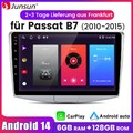 Für VW Passat B6 B7 CC Magotan 8Kern 6+128G CarPlay Android14 Autoradio GPS Navi