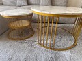 Couchtisch Beistelltisch 2er-Set Rund