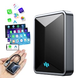 Volam Mini 2-in-1 Wireless Adapter für Apple CarPlay Android Auto Plug & Play