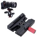 Adapter für Arca-Swiss Schnellwechselplatte zur Manfrotto RC2 Stativkopfklemme