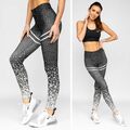 Leggings Trainingshose Leggins Sporthose Bunt Aufdruck Slim Fit Damen BOLF Print