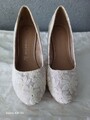 Tamaris Pumps Leder Beige Neu Gr.35