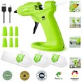 Kabellose Heißklebepistole 15W USB Akku 90Min Arbeitszeit flexible Kunsthandwerk