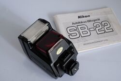 Nikon Speedlight SB-22 Blitzgerät Blitz flash für Nikon FA FE2 F5