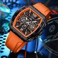Herren Quarzuhr Luxus Armbanduhr Datum Leuchtend Uhr 5ATM Wasserdicht Sportuhr