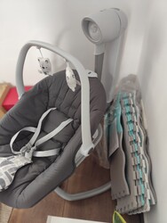 Joie Serina 2-in-1 Babywippe, Elektrisch, Weiß