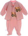 Strampler und Hemdchen Set 44 50 56 Baby Anzug Erstausstattung für Neugeborene