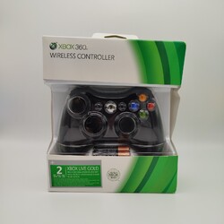 Xbox 360 Original Wireless Controller Schwarz - Neu/Sealed/OVP
