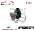 ACHSMANSCHETTE ANTRIEBSWELLE PAAR FEBEST 0217P-P12 2PCS V FÜR FORD FOCUS III