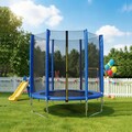 Trampolin Gartentrampolin Kindertrampolin 150cm mit Sicherheitsnetz Outdoor