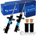 2x SACHS STOßDÄMPFER + PROTECTION KIT VORNE passend für OPEL CORSA D 2006 - 2014