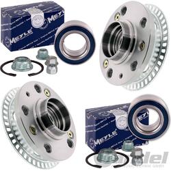 2x MEYLE RADLAGER + RADNABE VORNE + HINTEN für AUDI A3 TT VW GOLF 4 SEAT SKODA