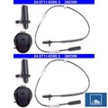 2x Sensor für Raddrehzahl Ate 24.0711-6300.3 2 Sensor Raddrehzahl für BMW