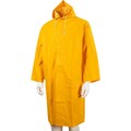 PVC Regenmantel gelb wasserdicht Regenjacke Regenparka Friesennerz Gummijacke DE