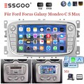 4+64G Carplay Autoradio für Ford Focus Mk2 Mondeo Galaxy Kuga Android 14 GPS KAM
