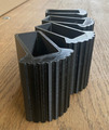 Leiterfüße 50x22mm für Traverse Außenschuh Ersatzschuh Ersatzteil Gummifüße
