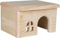 TRIXIE 61261 Haus, nagelfrei, Hamster, Holz, 15 × 12 × 15 cm