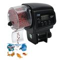 Futterautomat Aquarium Fischfutterspender mit Timer und LCD-Anzeige Fisch Fut...