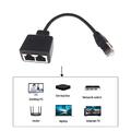RJ45 Ethernet Kabel Splitter 1 auf 2 Netzwerkadapter, Splitter Ethernet X 🥇
