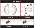 REMSA Bremsensatz Trommelbremse Super Precision Kit SPK 3040.03 für FORD FOCUS 1