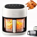 Heißluftfritteuse XXL Air fryer Backofen Fritteusen Heißluft Friteuse Grill 6L