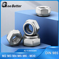 Stopmuttern DIN 985 M2-M30 A2 Edelstahl Sicherungsmutter Selbstsichernde Muttern