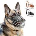 Hundemaulkorb Metall Beißkorb Sicherheitskorb Verstellbar Deutscher Schäferhund