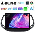 13.1" 2K 4G+64G Android 14 CarPlay Autoradio GPS WIFI Für Jeep Compass 2017-2020