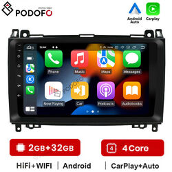 9" Carplay&Android Auto 12 GPS NAVI Radio Für Mercedes Benz A/B Klasse W169 W906