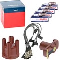 ZÜNDVERTEILER+KAPPE+KABELSATZ+BOSCH KERZEN passend für MERCEDES W124 200 230 E